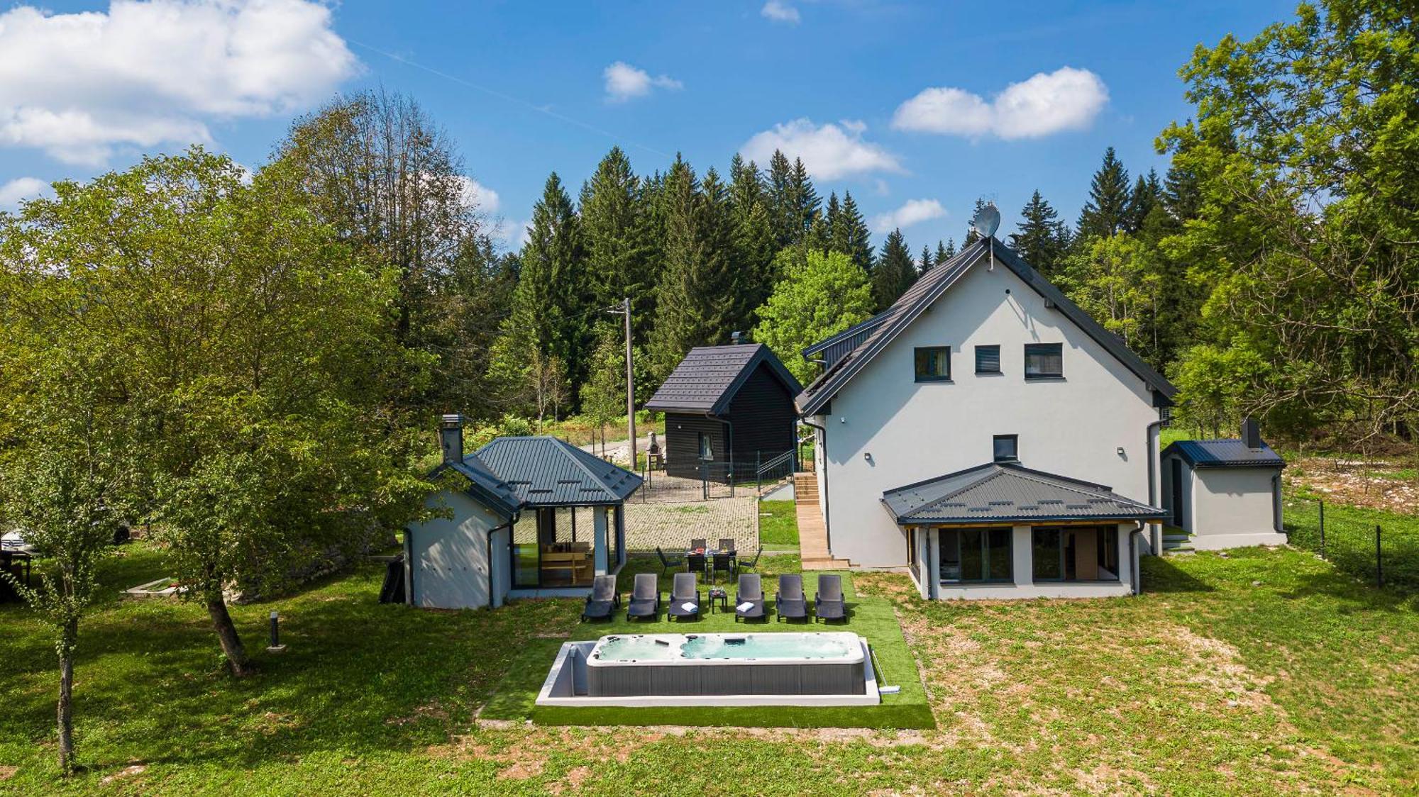 Вилла Plitvice House Angelina Saborsko Экстерьер фото